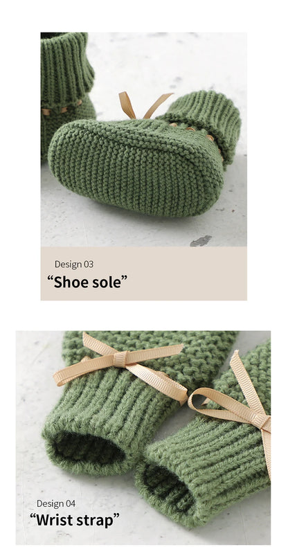 Knitted Newborn Baby Shoes