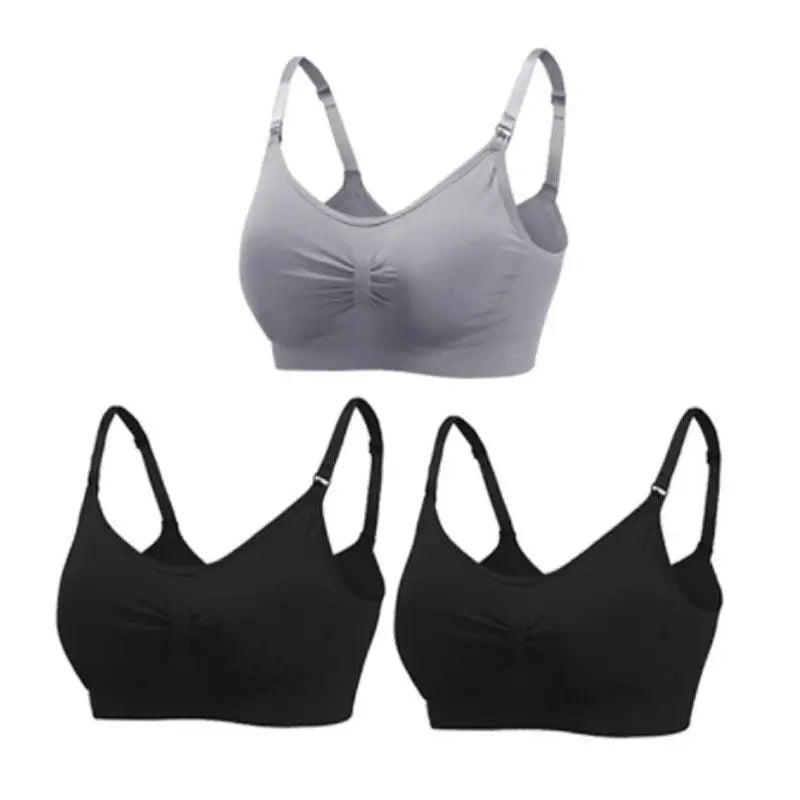 MumSoft™ Seamless Maternity Bra (3‑Pack)