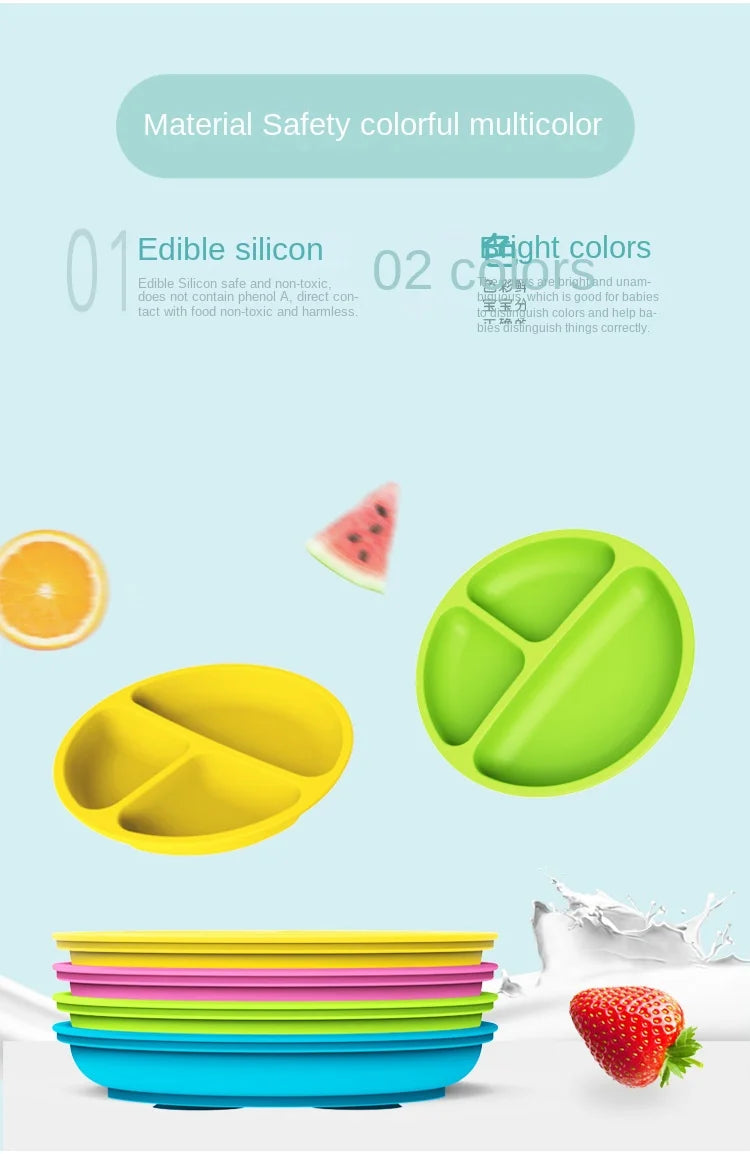 SmilePlate™ Silicone Suction Dining Plate