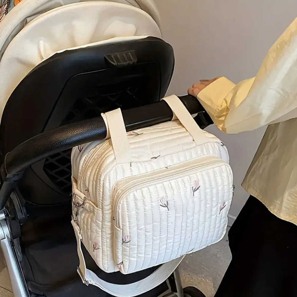 Chic Bear & Tulip Diaper Bag