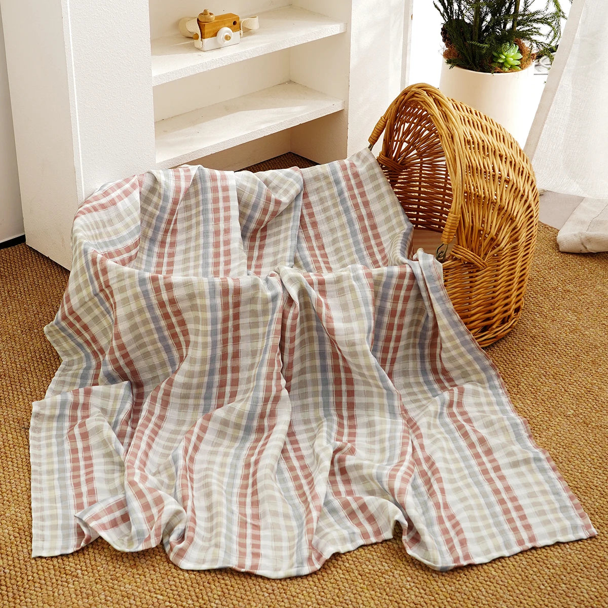 Cotton Muslin Swaddle Blanket