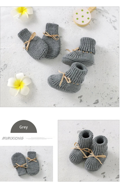 Knitted Newborn Baby Shoes
