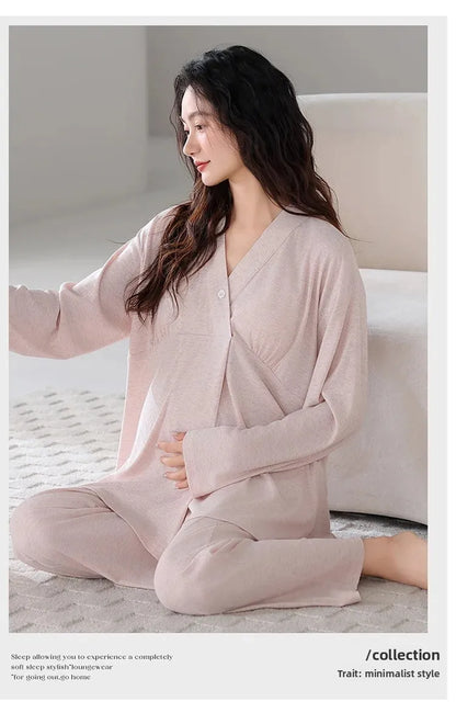 Maternity Nursing Sleepwear Set