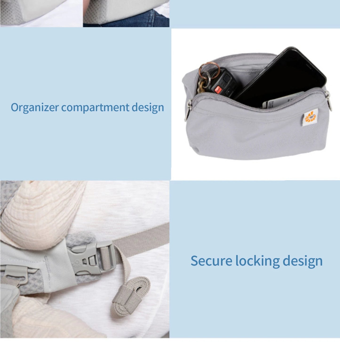 Breathable Mesh Baby Carrier