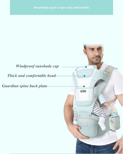 ErgoNest™ Waist‑Support Baby Carrier