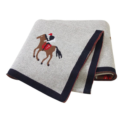 Cotton Knitted Swaddle Blanket