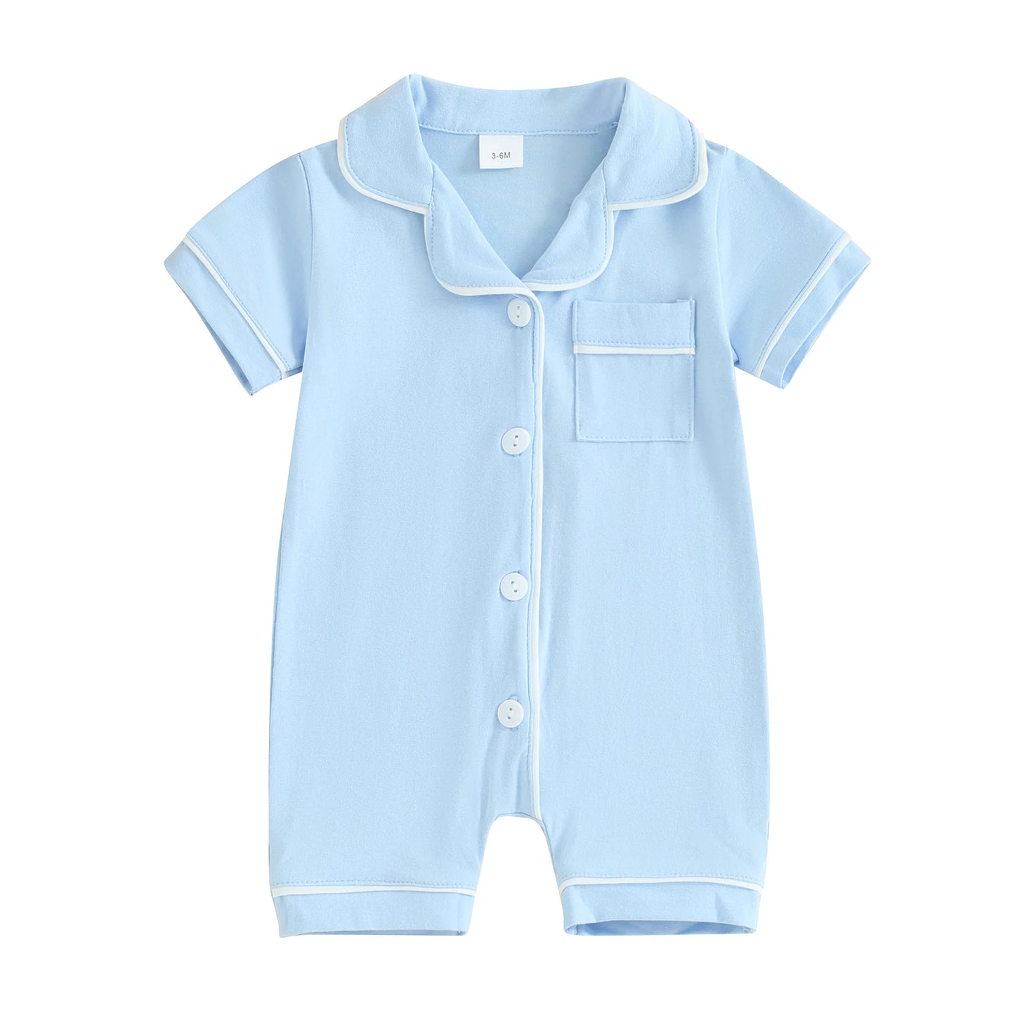 Baby Button Romper Pajama
