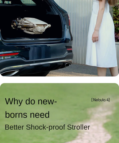 CloudWalker – Premium Leather Baby Stroller