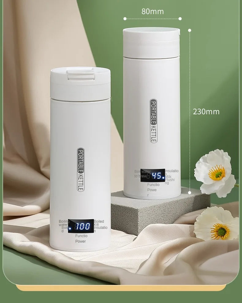 HeatMate™ 500ml Travel Electric Bottle Kettle