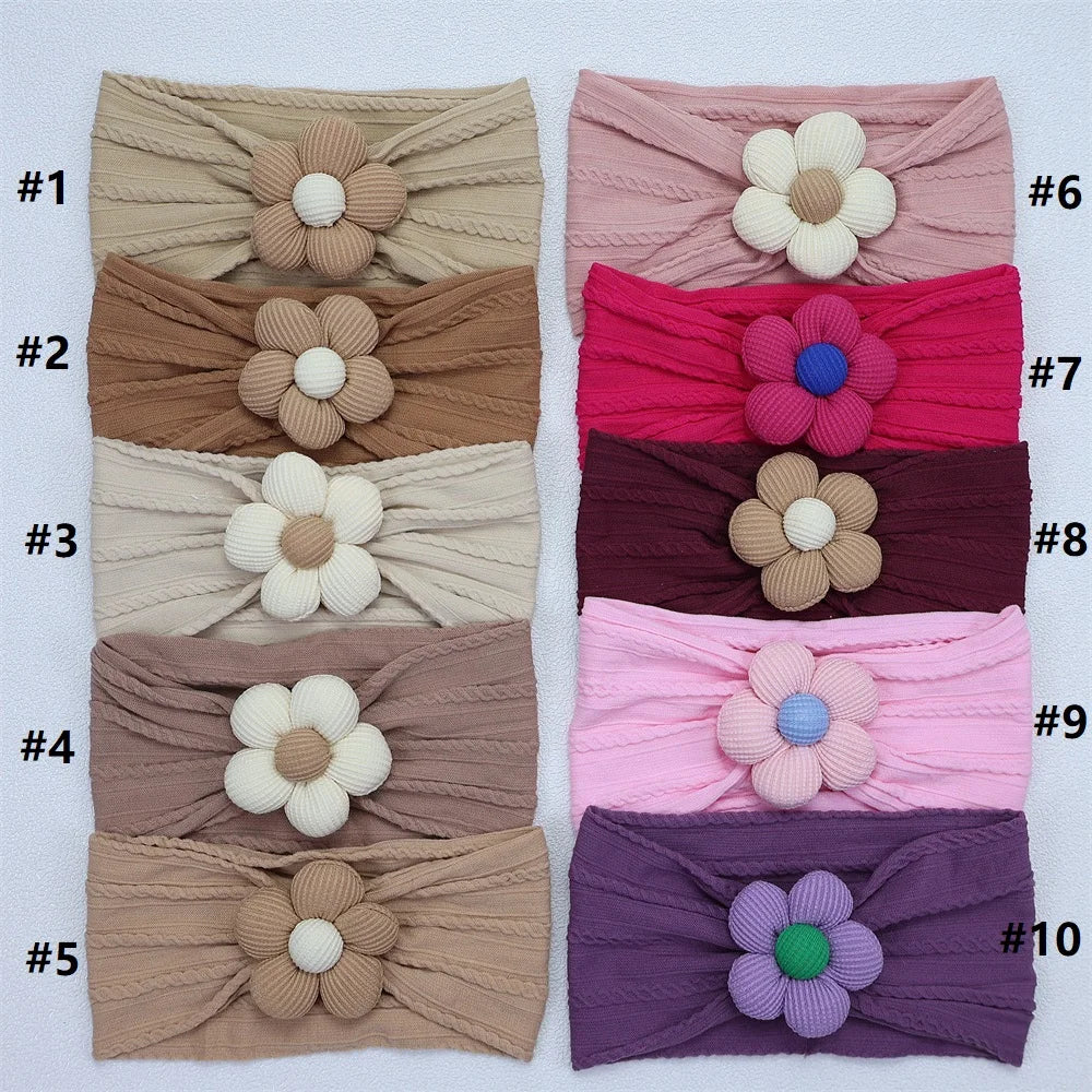 Floral Nylon Baby Headband