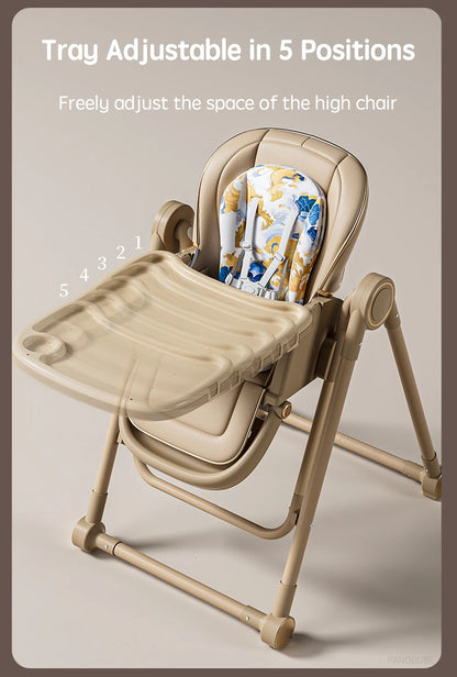 PANGDUBE 2-in-1 Baby High Chair Rocker