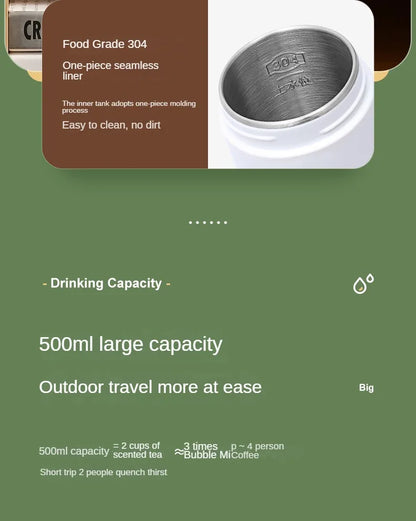 HeatMate™ 500ml Travel Electric Bottle Kettle