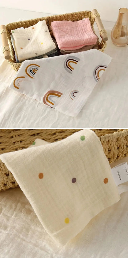 Cotton Baby Washcloth Set
