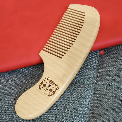 Engraved Panda Baby Brush Set
