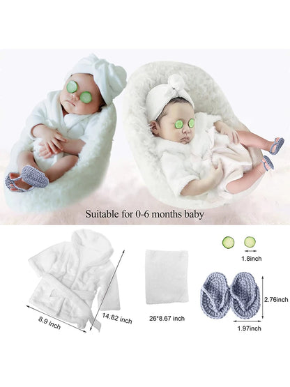 Newborn Photography Outfit Set (5pcs)