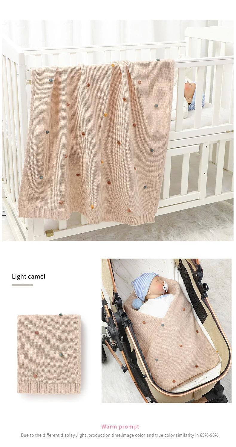 Knit Baby Blanket (90x70cm)