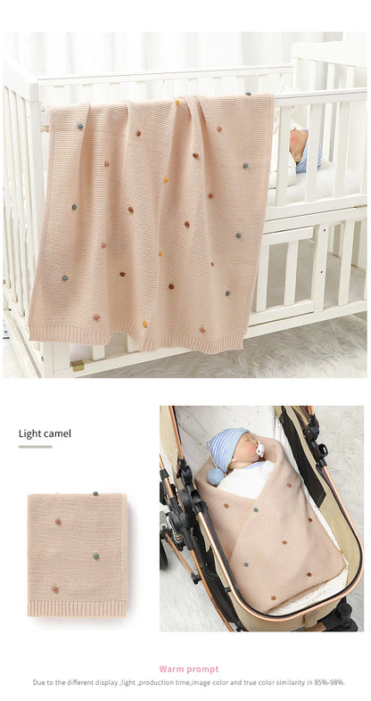 Knit Baby Blanket (90x70cm)