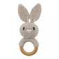Wooden Animal Crochet Rattle