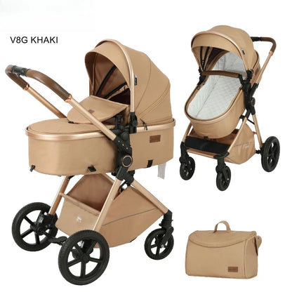 Elevare 2-in-1 High View Pram- baby stroller