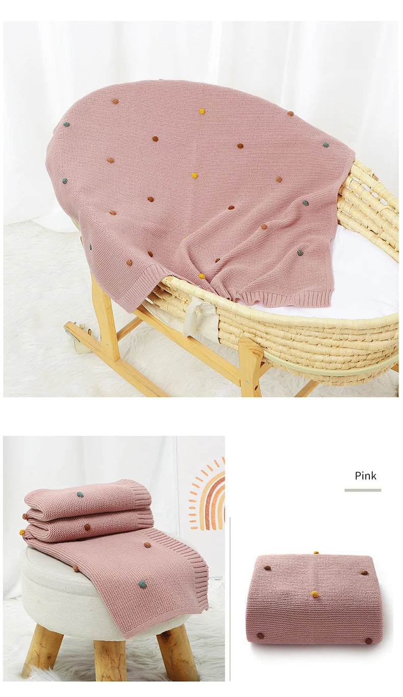 Knit Baby Blanket (90x70cm)