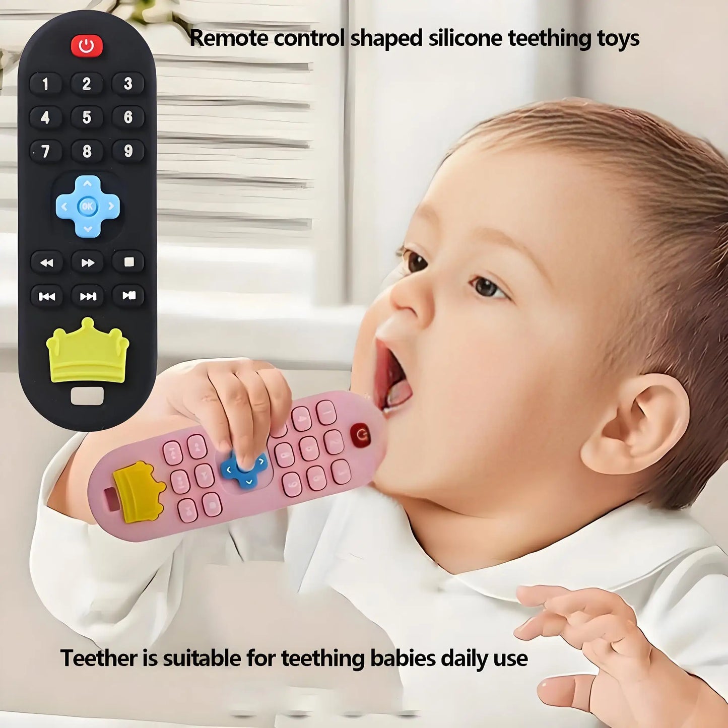 Remote Control Silicone Teether
